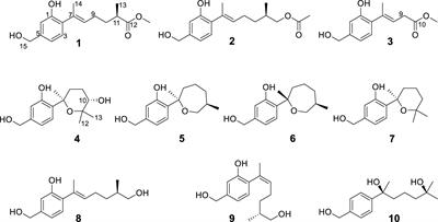 Anti-Agrobacterium tumefactions sesquiterpene derivatives from the marine-derived fungus Trichoderma effusum